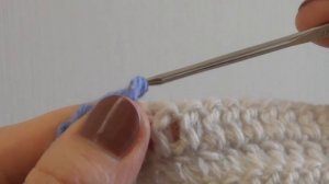 Обвязка края крючком Рачий шаг