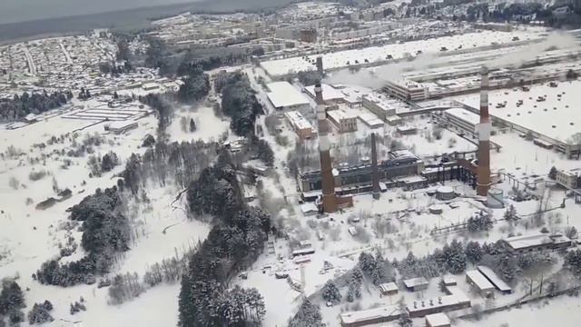 Полёт над городом Чайковским, зима 2016 смотреть онлайн