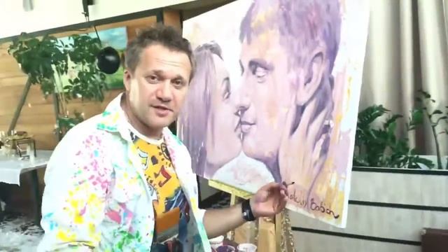 Портрет руками гостей. Развлечение гостей. Чем развлечь гостей. Подарки гостям. +380970202042 смотреть онлайн