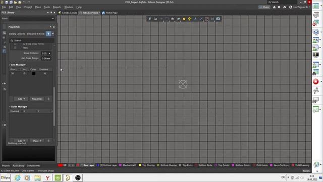 Работа с библиотекой посадочных мест в Altium, два способа создания