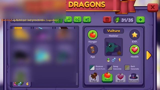Hatching a Nadaler :) // Dragon Adventures Roblox смотреть онлайн