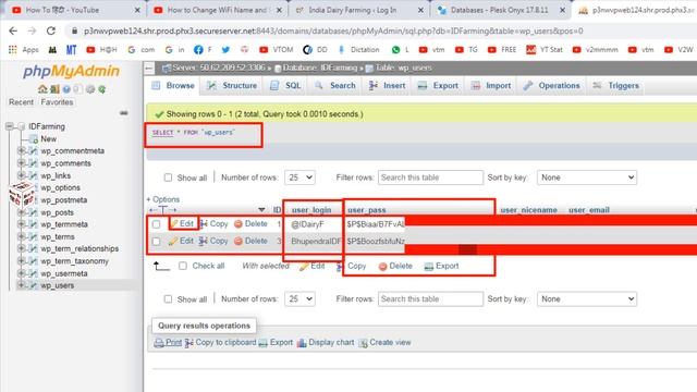 How To Get Wordpress Admin Username and Password from Database | Wordpress Admin User Password Rese смотреть онлайн