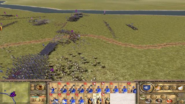 Rome Total War: Barbarian Invasion - Battle of Pavia 773 AD смотреть онлайн