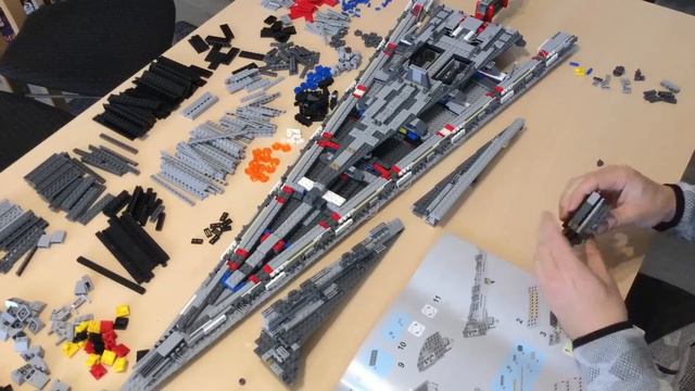 Speed Build Lepin Super Star Destroyer [plus LED Mod Kit] смотреть онлайн