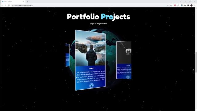Create a 3D Portfolio with React Three Fiber смотреть онлайн