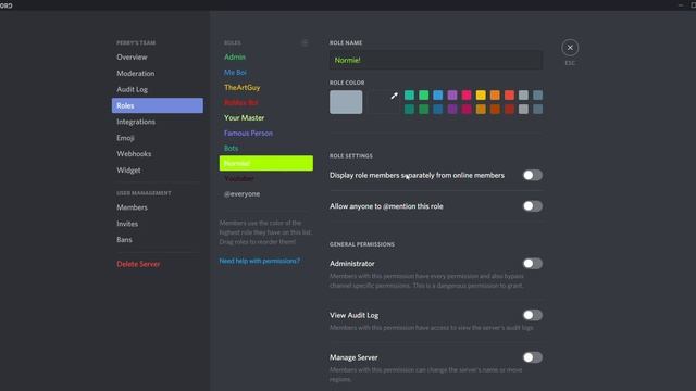 (Discord) How to add roles on the member list смотреть онлайн