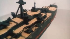 Тяжелый крейсер Prinz Eugen из пластилина. (достроил)