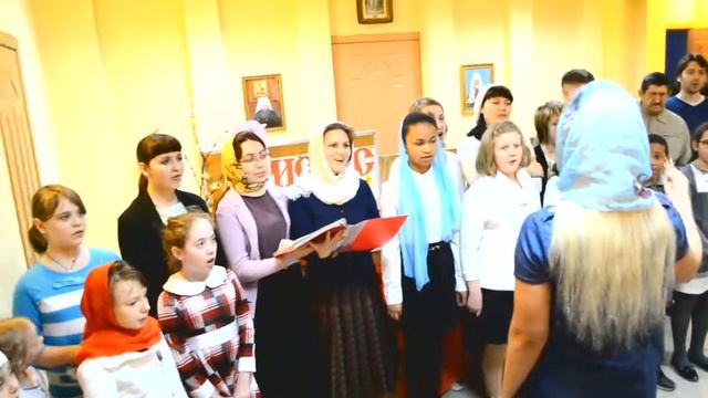 Пасхальный утренник 2017 Старо-Покровский храм г.Ростов-на-Дону, тропарь праздника смотреть онлайн