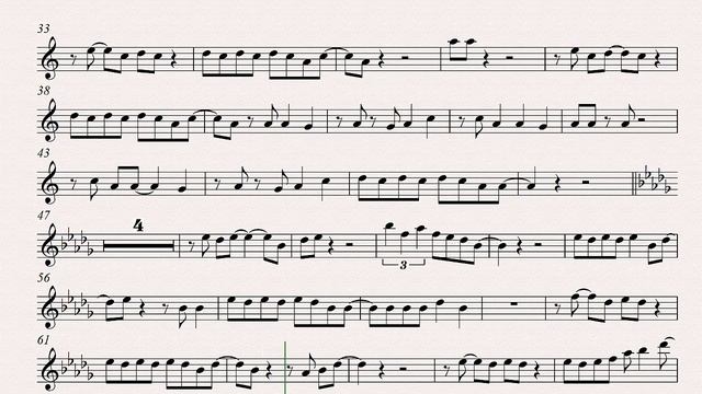 Michael Bublé Fever Alto Sax Backing Track and Sheet Music смотреть онлайн
