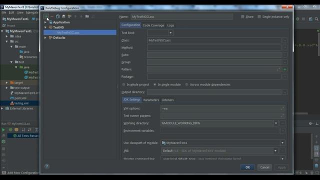 Run testng.xml using maven in inteliJ IDE смотреть онлайн