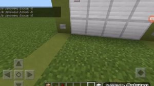 Обзор рабочего гаража с помощью командных блоков в minecraft PE на версию 1.0.5 и компьютер