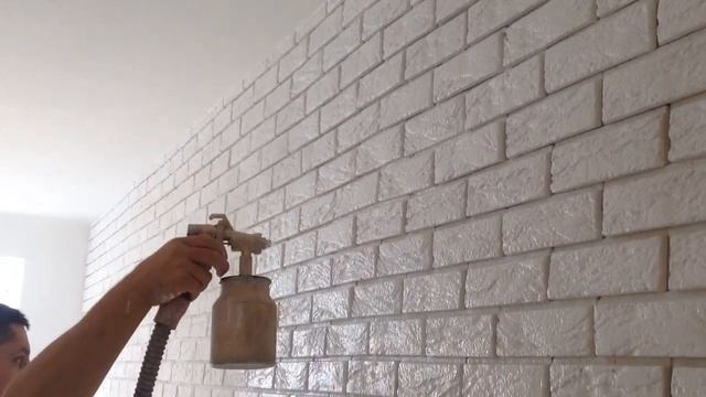 Техніка фарбування стіни - під імітацію цегляної кладки. (Частина 2).