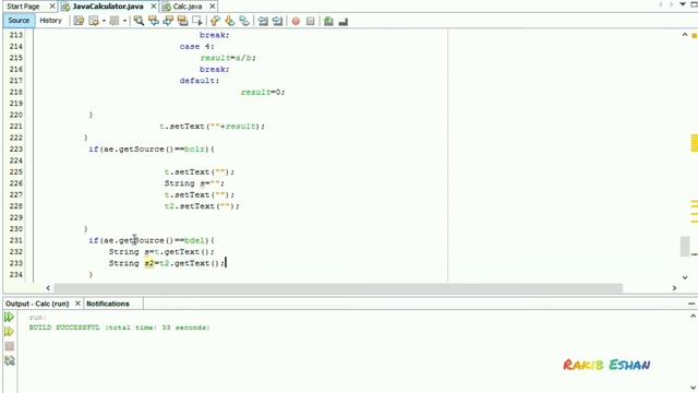 Java Calculator | Java GUI with Backspace(part 3) смотреть онлайн