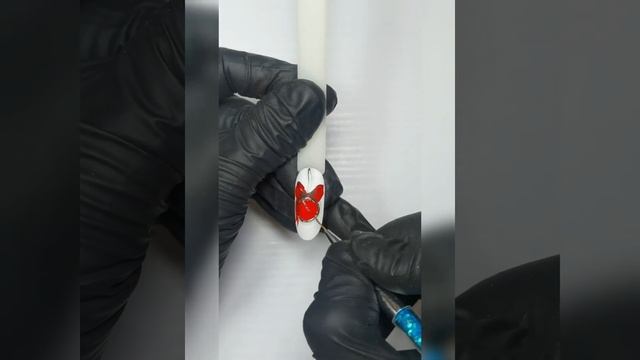 Новогодняя игрушка☃️Яркая, красивая, нарядная. Самый быстрый способ Новогоднего дизайна ногтей! смотреть онлайн