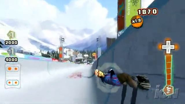 Shaun White Snowboarding: Road Trip Nintendo Wii Gameplay - Riding the Pipe (480p) смотреть онлайн