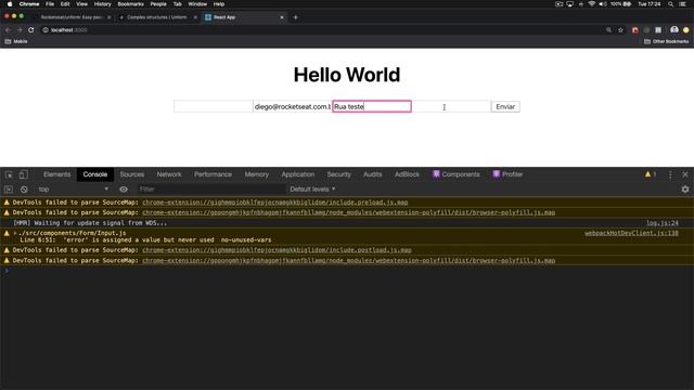 Formulários no ReactJS & React Native com Unform | MasterClass #06 смотреть онлайн