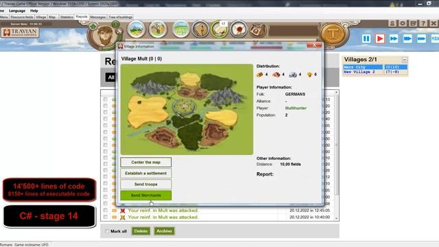 Travian Game / Offline Version / C# / STAGE 14 смотреть онлайн