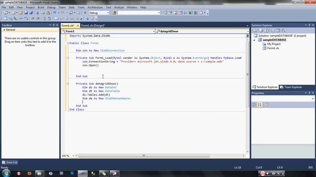 HOW TO DISPLAY MS ACCESS DATABASE IN DATAGRIDVIEW OF VB.NET.avi смотреть онлайн