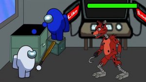 Among Us vs Fnaf Foxy - Among Us and Five Nights at Freddy's [Animation]