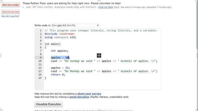 C++ Chapter 2, Section 2.4 Variables, Literals, and Assignment Statements - Gaddis смотреть онлайн