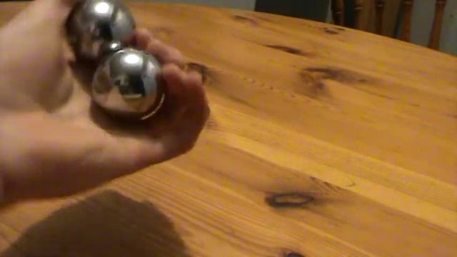 Baoding balls, Chinese iron exercize balls, howto roll #2 смотреть онлайн