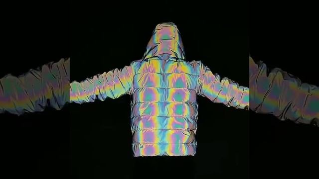 Светоотражающая куртка для мужчин и женщин, уличная одежда в стиле хип хоп, танцевальный отражающий смотреть онлайн