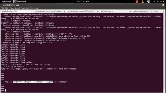 How to Install Python SimpleGUI SimpleGUICS2Pygame for your CodeSkulptor Programs смотреть онлайн