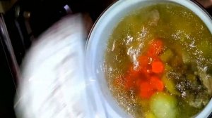 КУРИНЫЙ СУП С ПЕРЛОВКОЙ