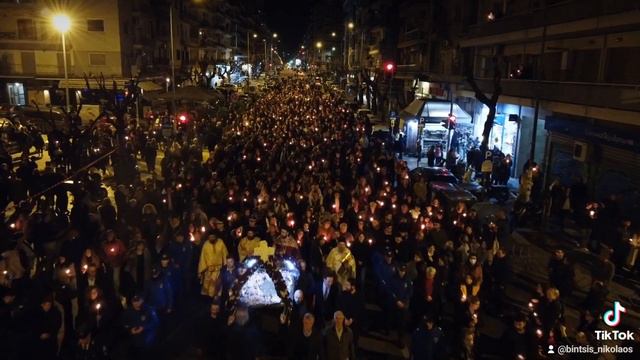 Περιφορά Επιταφίου - Ιερός Ναός Αγίου Δημητρίου - Πολιούχου Θεσσαλονίκης смотреть онлайн