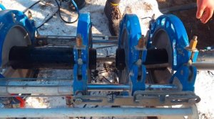 Пайка полиэтиленовых труб большого диаметра