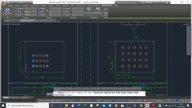 AutoCAD 10 obdelnikove pole смотреть онлайн