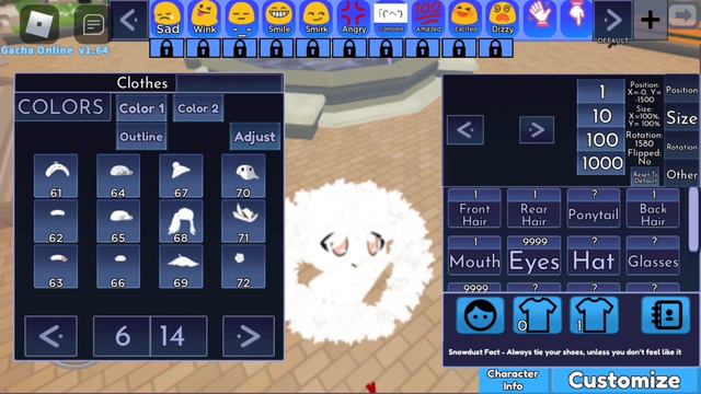 How to make a Floof cat in gacha online! | Roblox | смотреть онлайн