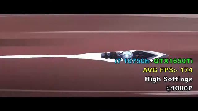 I7 10750h + GTX1650ti Gaming FPS Benchmark || 11 Games Tested @1080P