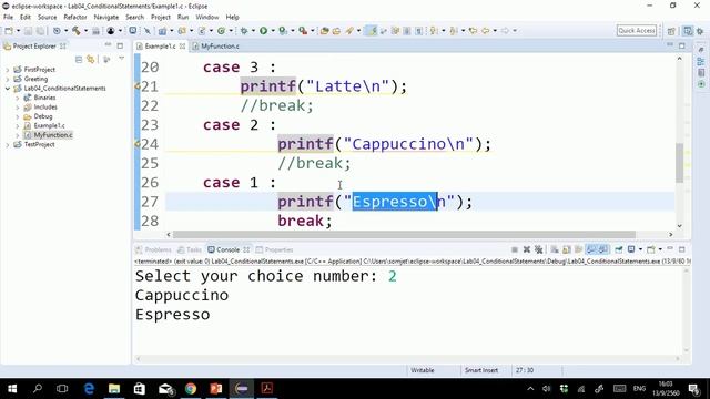 ComPro Week 5 Part 2: Switch-Case-Default смотреть онлайн