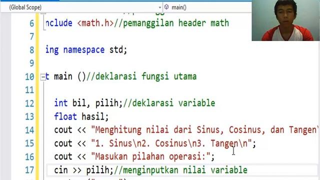 Modul Tambahan (math.h Library) смотреть онлайн