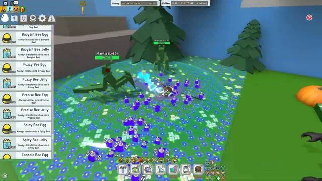 Собрал улей из 50 КЛОУН ПЧЁЛ (BUOYANT BEE) одарённых мификов в Bee Swarm Simulator смотреть онлайн
