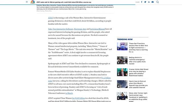 AT&T dumping Warner Interactive?! Mortal Kombat & Batman Arkham games in TROUBLE?! смотреть онлайн