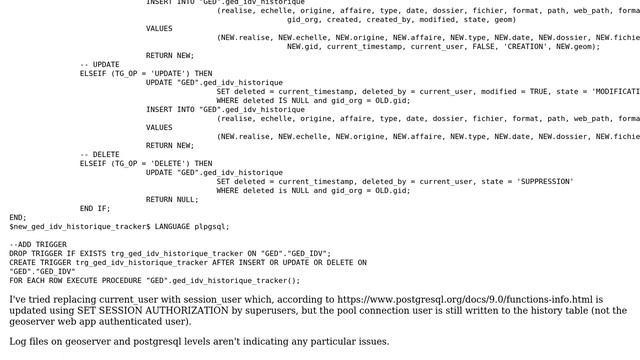GIS: Implementing PostgreSQL table trigger with GeoServer JDBC user service in Leaflet app смотреть онлайн