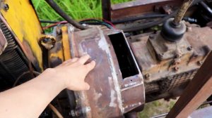 САМОДЕЛЬНЫЙ ТРАКТОР, ДВИГАТЕЛЬ Д-21