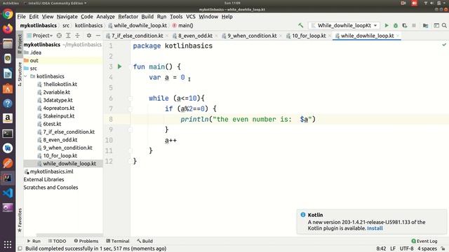 while & do while loop in kotlin | Part 12 смотреть онлайн