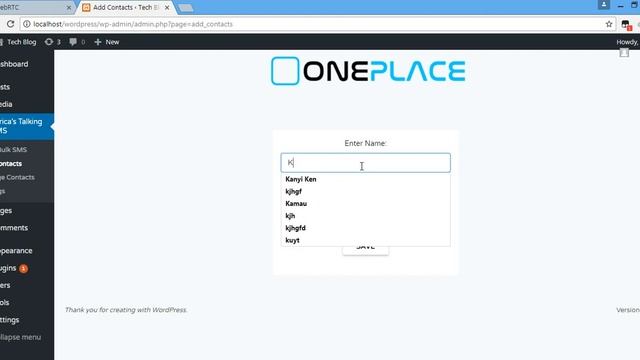 Bulk SMS wordpress plugin using Africa's Talking APIs смотреть онлайн
