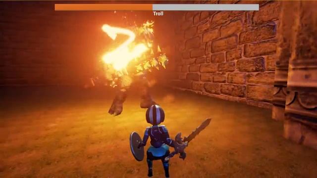 The Sacred Stone: A Story Adventure- PC Troll Boss Fight смотреть онлайн