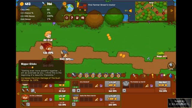 Играем в Crusaders of the lost idols - САМЫЙ ТАКТИЧЕСКИЙ КЛИКЕР смотреть онлайн