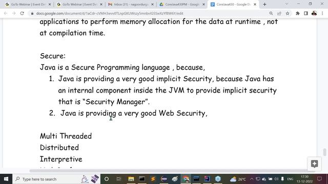 FULL STACK JAVA tutorials || Session - 9 || by Mr. Nagoor Babu On 13-12-2022 @4:30PM IST смотреть онлайн
