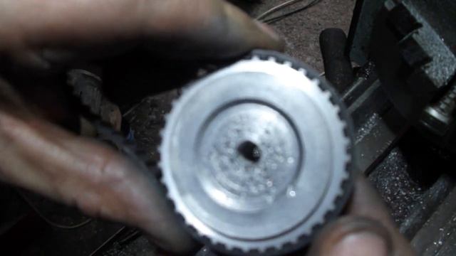 Homemade Cog Wheel For CNC Самодельный зубчатый шкив для ЧПУ