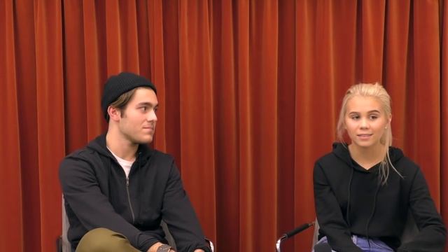 Artistintervju Lisa Ajax & Benjamin Ingrosso смотреть онлайн