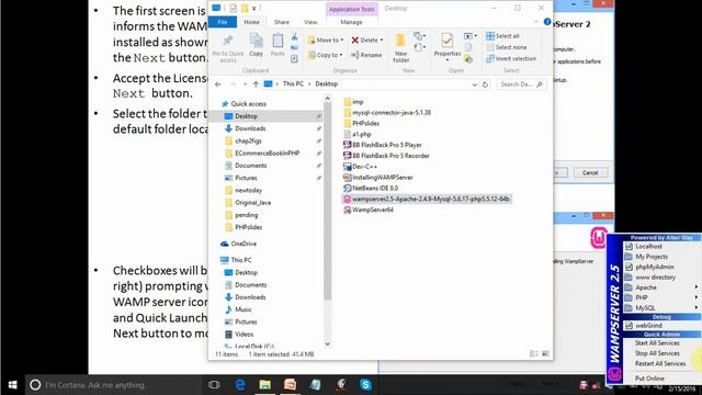Installing WAMP Server for PHP Web Development (In Hindi) смотреть онлайн