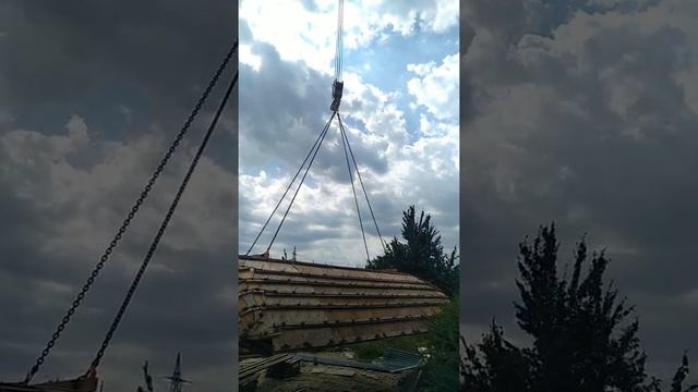 Автокран монтаж купола смотреть онлайн