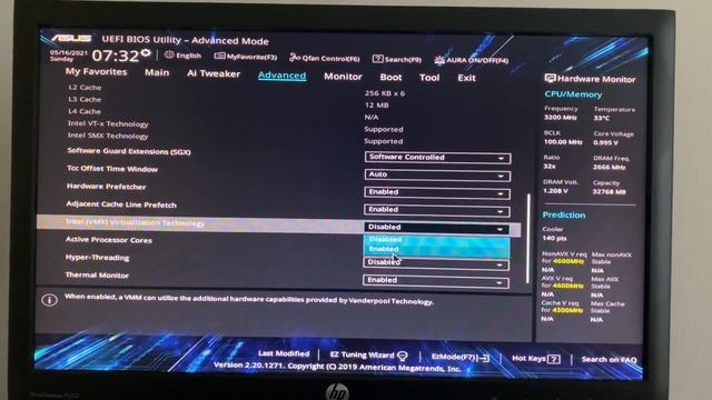 How to enable virtualization and Hyper threading in Mother Board смотреть онлайн