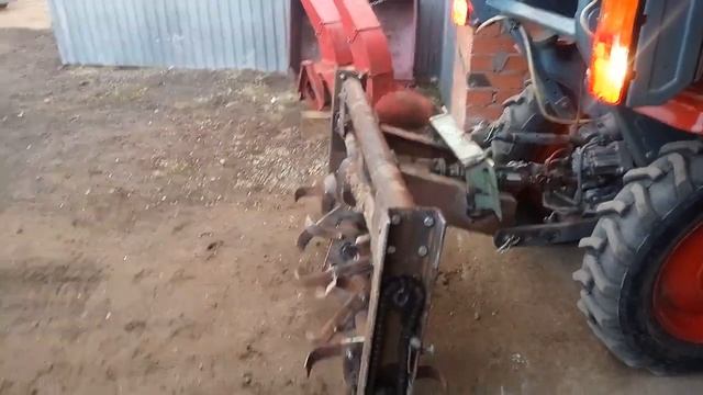 Почвофреза, фреза на минитрактор кмз 012 смотреть онлайн